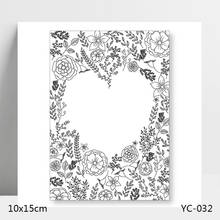 AZSG Flower love Clear Stamps For DIY Scrapbooking/Card Making/Album Decorative Silicone Stamp Crafts 2024 - buy cheap