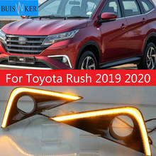 Para Toyota Rush 2019 LED 2020 luces de circulación diurna cubierta de luz antiniebla DRL 2024 - compra barato