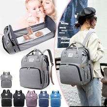 Diaper Bag Backpack with Portable Changing Pad Unisex Baby Bags for Boys Girls, Multipurpose Travel Back Pack for Moms Dads 2024 - buy cheap