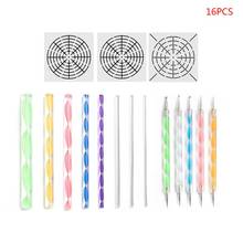 16pcs/set Mandala Dotting Tools Kit for Painting Rock Stone Pottery Rod Stencil Painting Dotting Art Tool 2024 - buy cheap