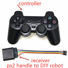 Mando inalámbrico de 2,4G para PS2, mando de control remoto para Chasis de coche, robot de juguete, tanque, Joystick, doble vibración, choque, bricolaje 2024 - compra barato