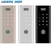 Smart Door Fingerprint Lock Electronic Digital Gate Opener Electric RFID IC Biometric finger print security Glass Password Card 2024 - buy cheap