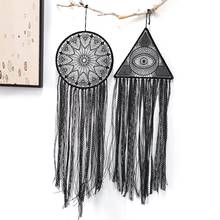 New Eyes shape Dreamcatcher Knitted Tapestry Art Macrame Accessories Macrame Wall Hanging Decoration Boho home Decoration 2024 - buy cheap