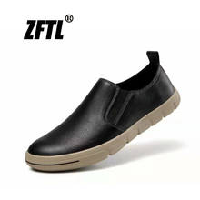 ZFTL-mocasines de piel auténtica para hombre, zapatos antideslizantes, de ocio, náuticos 2024 - compra barato