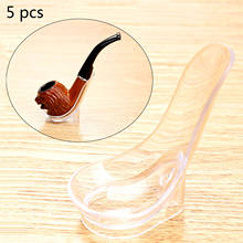 5Pcs Smoking Pipe Holder/Stand Pipe Rack Transparent Spoon Pipe Stand For Tobacco Pipe Smoking Accessories Outdoor Travel Tool 2024 - buy cheap