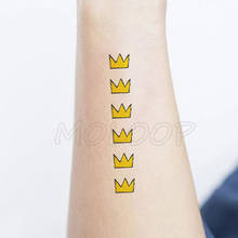 Waterproof Temporary Tattoo Stickers Lovely Cartoon Crown Tattoo Small Size Tatto  Flash Tatoo Fake Tattoos for Man Girl Women 2024 - buy cheap