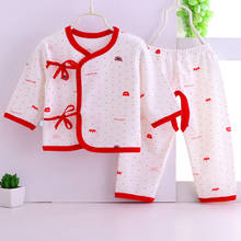 100% Cotton 2pcs Newborn Pajamas Baby Pajamas Sets Newborn Clothes Pajamas Nightwear Kids Clothing Children Sleepwear 0-6M 2024 - buy cheap