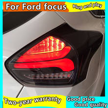 Conjunto de luzes traseiras de seta dinâmica, para focus hatchback, led, drl + sinal de volta + freio + luzes reversas, 2015 a 2018 2024 - compre barato