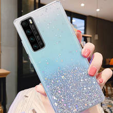 Fashion Glitter Case For Huawei Y7P Y6P Y5P 2020 P Smart Z Y9 Y7 Y6 2019 P40 Honor Play 3 4T Pro Case Transparent Phone Cover 2024 - buy cheap