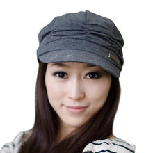 Winter Baseball Cap Women Cotton Beret New Warm Comfortable Breathable Fold  Hats Pure Color Caps for Elegant Ladies 2024 - buy cheap