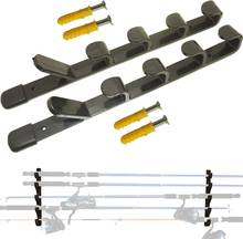 Pmsanzay Fishing Rod Wall Storage Rack, Fishing Pole Holder for Garage & Cabin & Basement, Heavy Duty - Holds up to 10 Fishing R 2024 - buy cheap