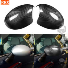 Cubiertas de espejo retrovisor para BMW Mini R50 R53 2002-2006, accesorios de coche, tapas de reacondicionamiento de espejo retrovisor de fibra de carbono 2024 - compra barato