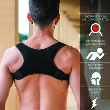 Adjustable Posture Corrector Back Support Shoulder Back Brace Posture Correctionr Spine Corrector Health Postural Fixer Tape 2024 - buy cheap