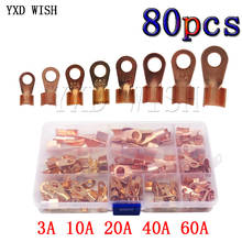 80pcs Copper Battery Cable Connector Terminal Open Lugs Wire Terminals Mayitr OT-3A OT-10A OT-20A OT-40A OT-60A Wire Terminals 2024 - buy cheap