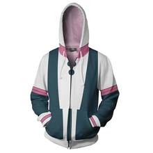 Толстовка с капюшоном OCHACO URARAKA с капюшоном, пуловер, толстовка, пальто, куртка 2024 - купить недорого