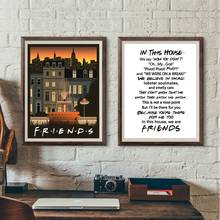 Friends Tv Show Classic Posters and Prints Wall Art Decorative Picture Canvas Painting for Living Room Home Wall Decor 2024 - buy cheap