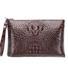 dulilu new crocodile  Hand bag  male clutch bag crocodile  handbags  crocodile  Hand caught  bag crocodile  handbags  men bag 2024 - buy cheap