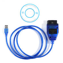 Black/Blue VAG-COM 409.1 Vag Com 409Com Vag 409.1 Kkl OBD2 USB Diagnostic Cable Scanner Interface for VW Audi Seat Volkswagen 2024 - buy cheap