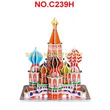 92 шт. всемирно известная архитектура Россия собор базилика 3d бумажная модель пазл игрушка 2024 - купить недорого