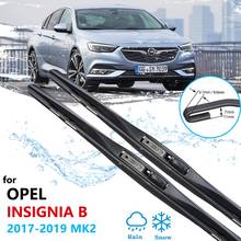 Escovas de limpador de para-brisa automotivo, acessórios para opel insignia b 2017 2018 2019 mk2 opc gsi vauxhall holden 2024 - compre barato