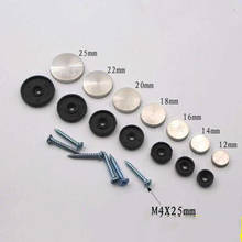 100pcs / lot 12mm-25mm diameter stainless steel screw cover cover mirror decorative display mirror 2024 - buy cheap