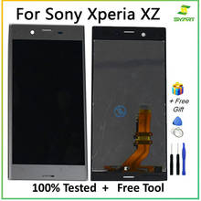 Tela lcd de 100% polegadas testada com touch screen, digitalizador de montagem para sony xperia xz f8331 f8332 com ferramentas grátis, 5.2 tela 2024 - compre barato