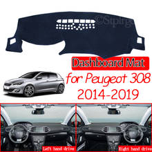 for Peugeot 308 T9 2014~2019 308 308sw 308GTI Anti-Slip Mat Dashboard Cover Pad Sunshade Dashmat Carpet Accessories SW GTI 2018 2024 - buy cheap