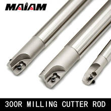 300R milling cutter tool holder c20 c24 c25 120 150 200 250 rod Right angle 90 degree milling cutter arbor for APM1135 inserts 2024 - buy cheap
