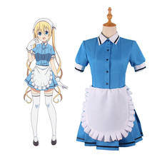 Japanese Animation Blend S Hinata Kaho Cosplay Costume Maid Dress Clothes Bar Fast Food Overalls Cosplay Costumes for Halloween 2024 - buy cheap