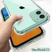 Прозрачный чехол LOVECOM для iPhone 11 Pro Max XR XS Max 7 8 6S Plus SE 2020, мягкий чехол из ТПУ для телефона 2024 - купить недорого