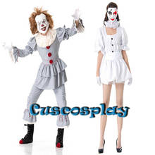 2019 IT 2 It: Chapter Two Pennywise Cosplay Costume Outfit Clown Suit for women men Halloween Christmas Carnival Party 2024 - buy cheap