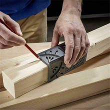 Wood Working Ruler 3D Mitre Angle Measuring Gauge Square Size Measure Tool 2024 - купить недорого