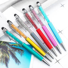 23pcs/set Metal Crystal Touch Pen Crystal Ballpoint Pen  Manufacturer Gift Business Pen Metal Ballpoint Pen for Wedding Gift 2024 - buy cheap