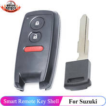 KEYECU 3PCS Replacement Remote Key Shell 2+1 3 Button For Suzuki SX4 Grand Vitara Swift Case Fob with Uncut Blade 2024 - buy cheap