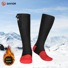 Savior Heated Socks Winter Warm Socks Outdoor Sports Skiing Winter Knit Warm Soft Fast Outdoor 2021 2024 - buy cheap