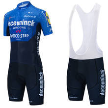 2021 equipe quickstep ciclismo jérsei 20d calças de bicicleta esportivas mtb ropa ciclismo men manga curta camisa maillot roupas 2024 - compre barato