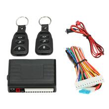 Kit de controle remoto universal para porta de carro, sistema de entrada sem chave, com botão de liberação do porta-malas 2024 - compre barato
