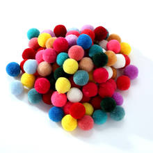 Pompoms Mix Color Cashmere Pompom Plush Ball Fluffy Plush Crafts Home Decor 15mm Pompon DIY Craft Supplies 2024 - buy cheap
