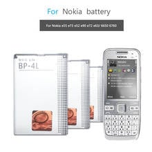 Bateria de telefone celular para nokia, e52, e55, e63, e71, e72, e73, n810, n97, e90, e95, 6790, 6760, 6650, bateria de substituição bp, 4l, 1500mah 2024 - compre barato