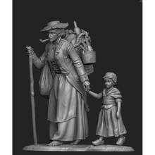 New Unassembled 1/32 ancient woman and child stand   Resin Figure Unpainted Model Kit 2024 - buy cheap