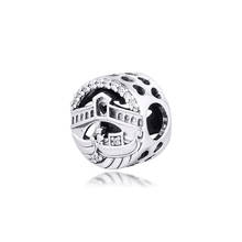Charms fits for Necklaces Bracelets Venice Colosseum Openwork Beads 100% 925 Sterling-Silver-Jewelry Free Shipping 2024 - buy cheap