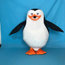 Os pinguins de madagascar pinguim mascote traje halloween cosplay fantasia vestido animal dos desenhos animados mascote trajes tamanho adulto 2024 - compre barato