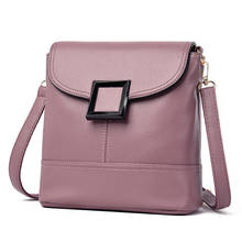 Annmouler-bolsa de ombro feminina, bolsa de couro falso, design casual, transversal, mensageiro, de qualidade, tamanho pequeno 2024 - compre barato
