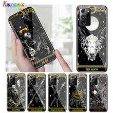 Bright Black Cover Cool Death Tarot for Samsung S20 Ultra Plus A91 A81 A71 A51 A41 A31 A21 A21S A11 5G Phone Case 2024 - buy cheap