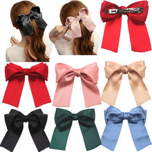 Selling fashion Cloth Knotted streamers big bow hairpin Spring clip Barrettes Women girls hair accessoriesr Headwear 2024 - buy cheap