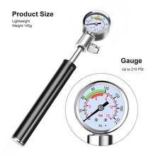 NEW Mini Bicycle Pump With Pressure Gauge 210 PSI Portable Hand Cycling Pump Presta Schrader Ball basketball Road MTB Tire Bike 2024 - buy cheap