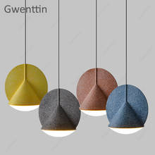 Luminária pendente estilo nórdico, moderna, para decoração, sala de jantar, cozinha, bar, led, luminária industrial 2024 - compre barato