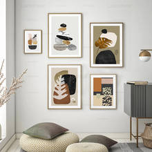 Pintura geométrica abstrata da escandinavia, galeria nórdica, posteres e impressões, imagem de arte de parede para decoração de casa, interior 2024 - compre barato