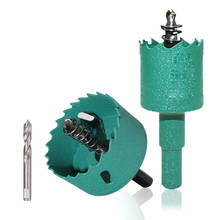 16-40mm M42 HSS Hole Saw Cutter Metal Tip Drill Green For Aluminum Iron Wood 2024 - buy cheap