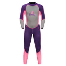 Kids Wetsuit Full 2mm Premium Neoprene Swimsuit Toddler Baby Children Girls Boys Youth Swim Surfing Snorkel Dive Suit Back Zip 2024 - buy cheap